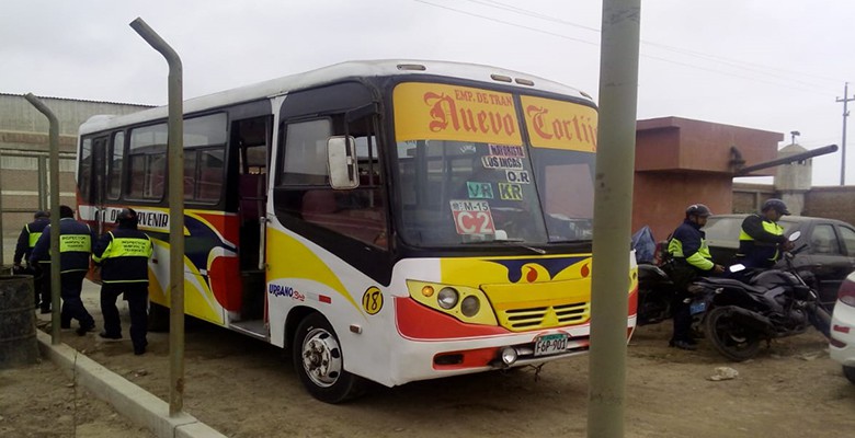 Municipalidad de Trujillo interna 15 vehículos de empresa informal Nuevo Cortijo