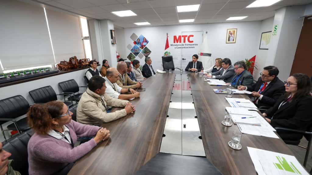 MTC se reúne con autoridades provinciales  Pataz para impulsar importante proyecto vial de 321 Km