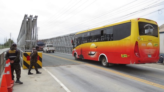 Áncash: reabren tránsito en puente de Coishco garantizando intercambio comercial en el norte