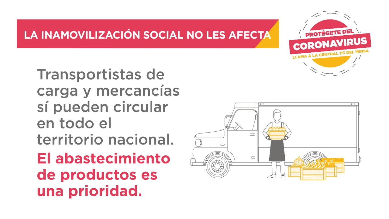 Transportistas de carga y mercancías sí pueden circular en todo el territorio nacional