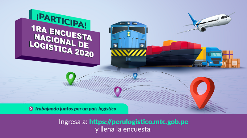 MTC lanza primera Encuesta Nacional de Logística Perú 2020