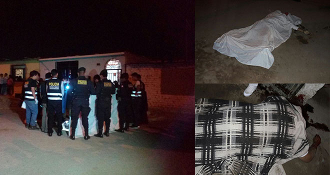 Huanchaco: sicarios asesinan a balazos a mujer y dos sujetos 