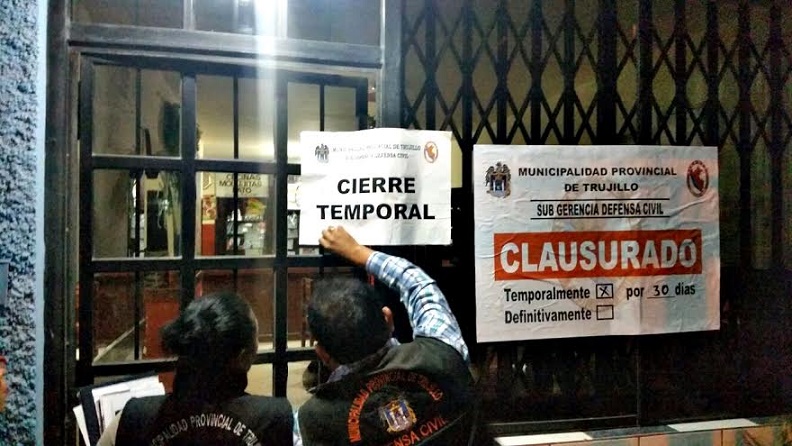 Sancionan bodegas y restaurantes por no reunir condiciones de seguridad