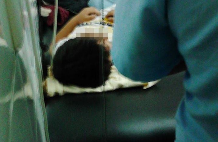 Niño de 5 años sufrió un fuerte cuadro de convulsiones en pleno centro de Trujillo