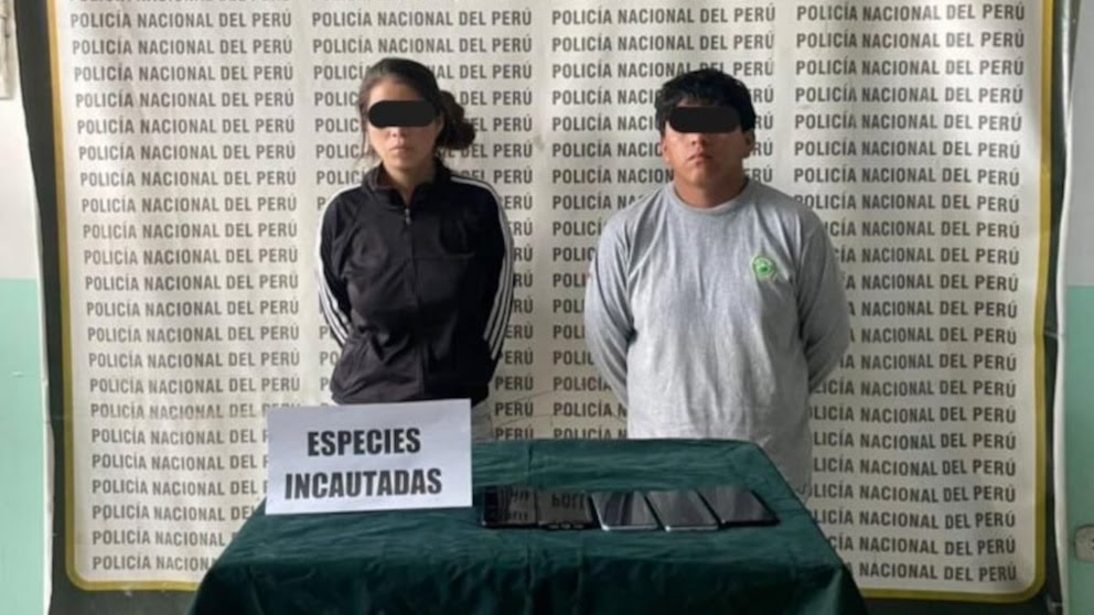 Detienen ‘novios extorsionadores’ que exigían S/ 20 mil a empresario para no atentar contra sus hijos
