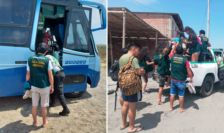 Roban bus y dejan abandonados a su suerte a 29 universitarios en Puerto Morín 