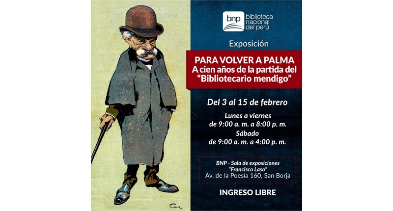 Nuevas cartas se suman a la muestra sobre Ricardo Palma