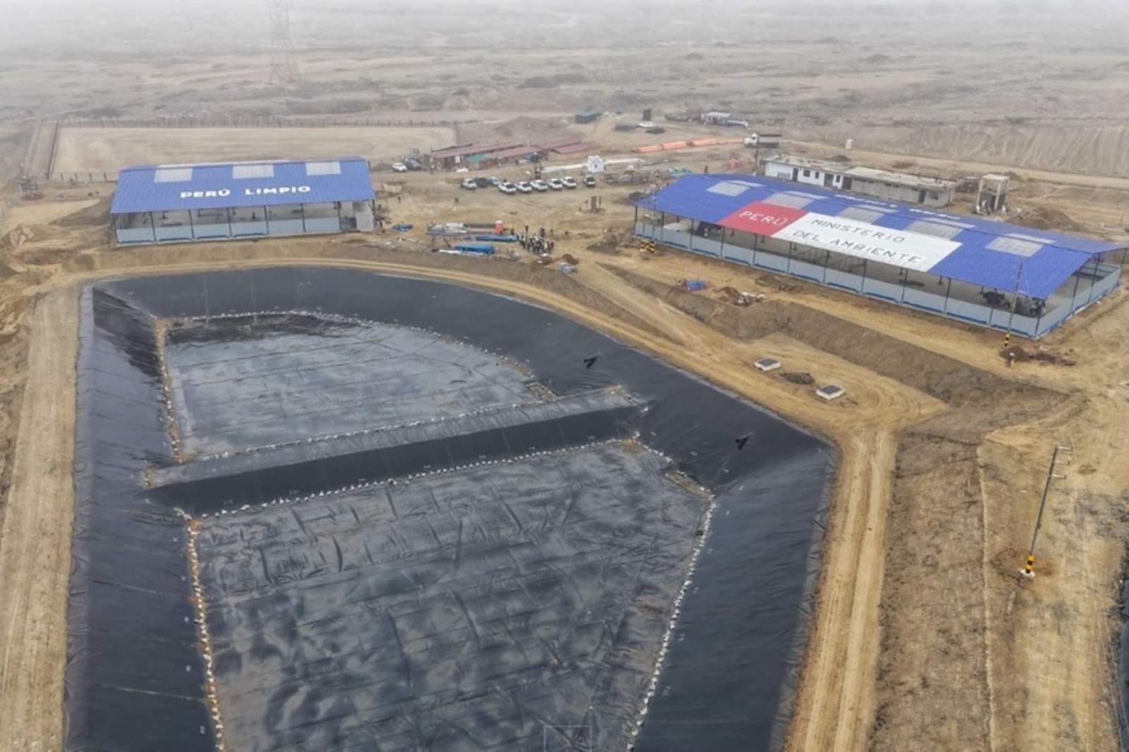 Anuncian que construcción del relleno sanitario de Trujillo registra más del 90 % de avance