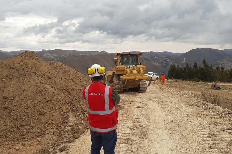 Obra de mejoramiento de caminos en Sanagorán fue entregada sin que trabajos se completen