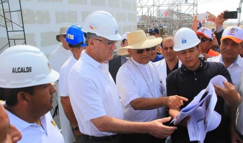 Obras para visita papal en Trujillo en 80% de avance