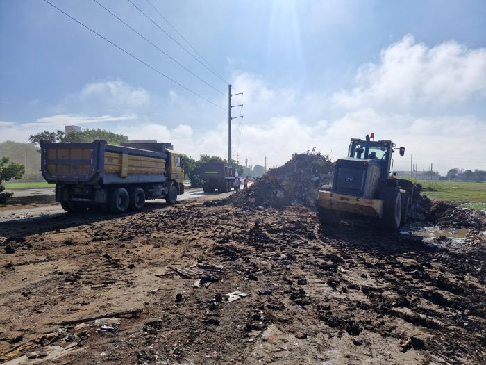 Municipalidad de Trujillo erradicó 600 toneladas de basura con apoyo de maquinaria pesada
