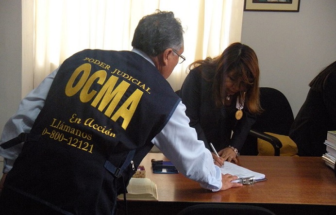 OCMA impuso más de 8 mil sanciones en órganos judiciales en todo el país