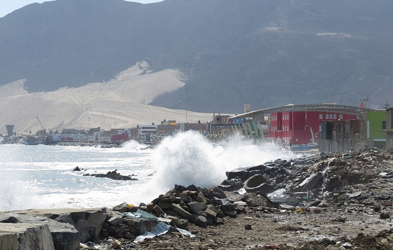 Alertan de oleajes intensos hasta el lunes 9 de abril en todo el litoral