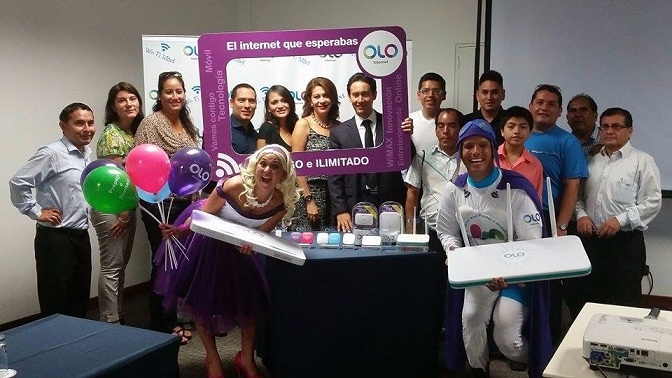 OLO Internet móvil hace presentación en la ciudad de Trujillo