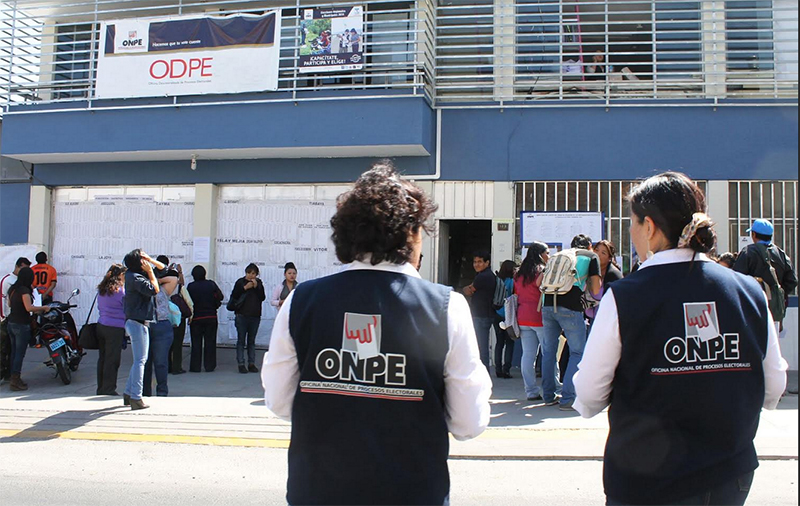 Candidatos a jefaturas de la ODPE rindieron prueba de conocimientos