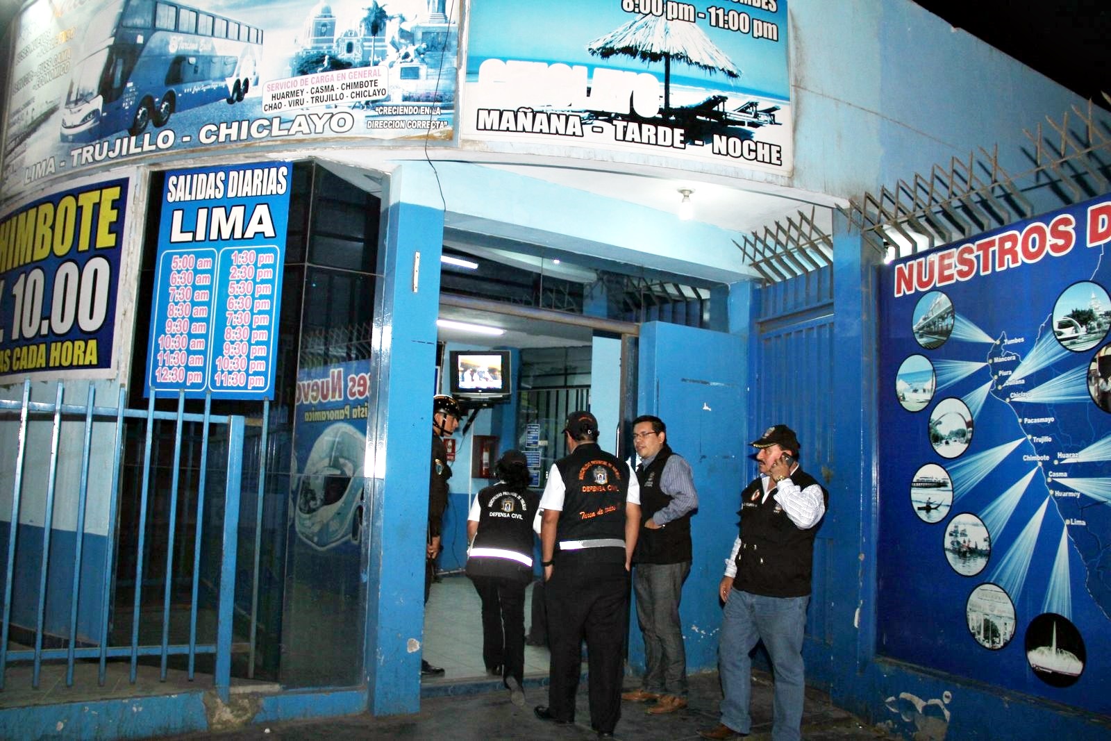  Empresas de transporte interprovincial embarcan a pasajeros en locales sin licencia