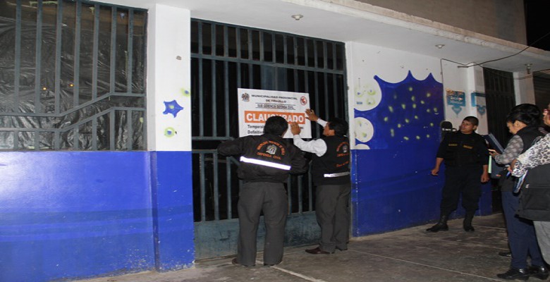 Clausuran tres establecimientos que infringían normas municipales