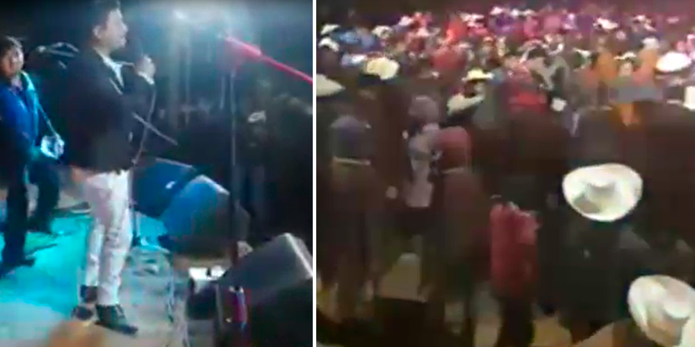 Otuzco: más de 500 personas incumplieron toque de queda en concierto masivo