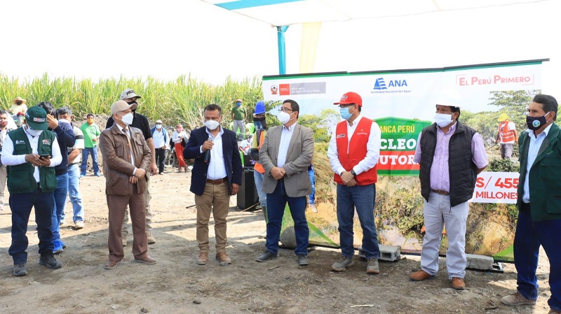 Ministro de Agricultura ratifica reinicio de obras de presa Palo Redondo
