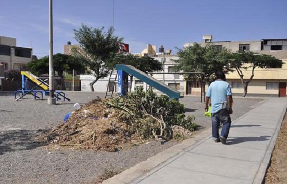 Parque de urbanización Sánchez Carrión se encuentra abandonado