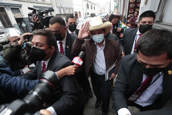 Pedro Castillo dijo que espera proclamación de resultados electorales