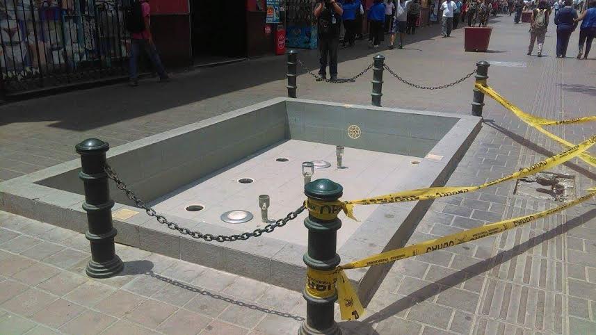 Piletas del centro histórico de Trujillo lucen en pésimas condiciones