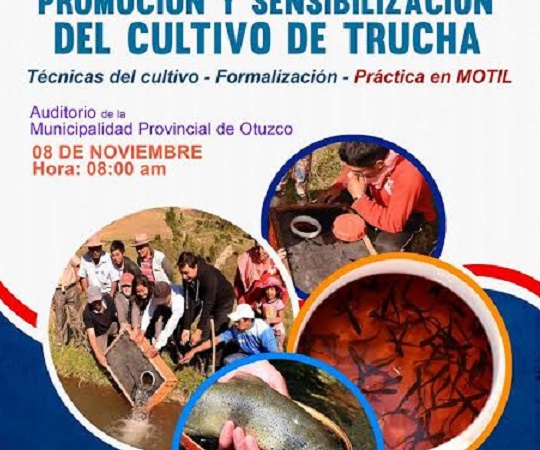 Otuzco: piscicultores recibirán capacitación sobre cultivo de  trucha