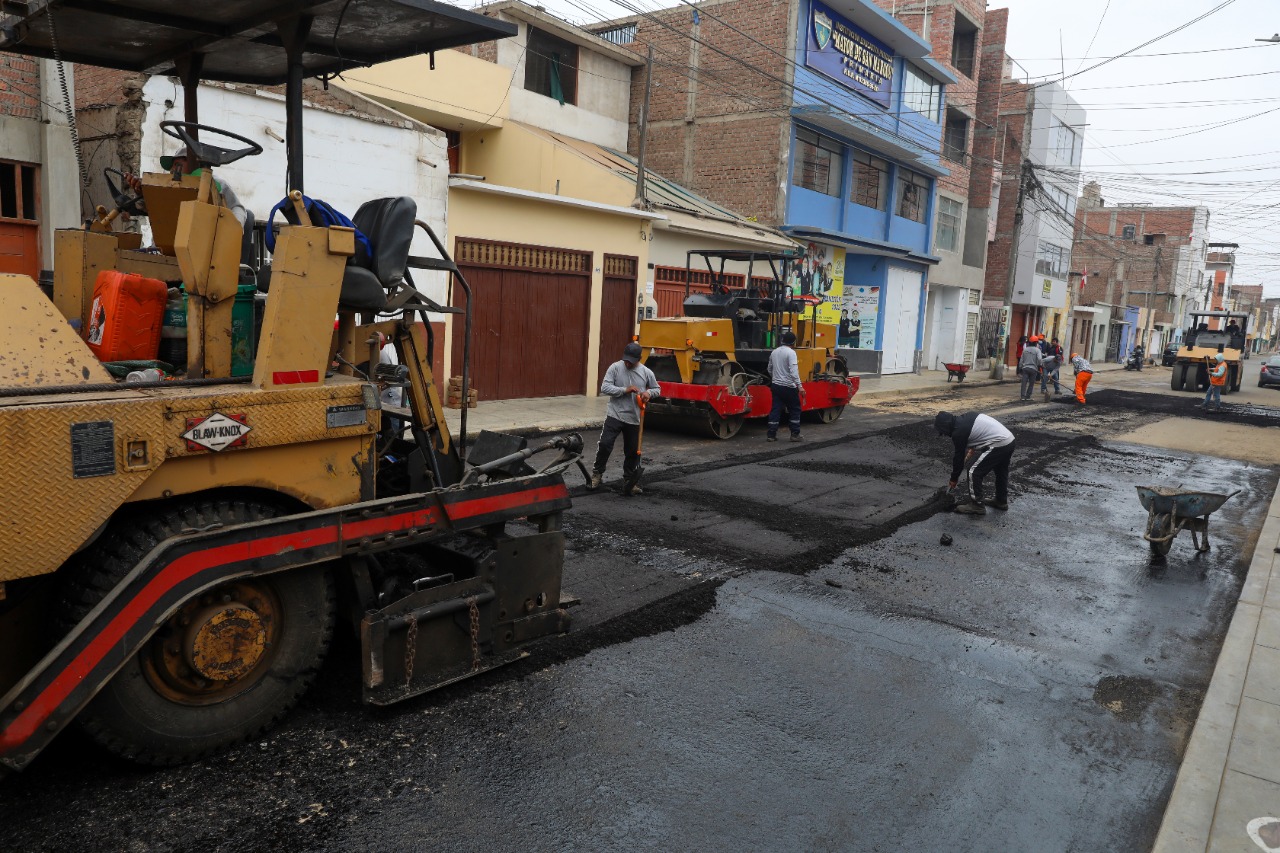 Obras en urb. Santa María culminan en dos semanas 