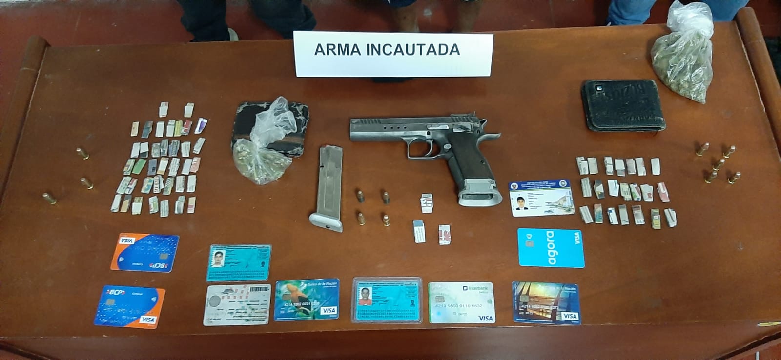 Moche: detienen a tres presuntos asesinos con arma de fuego