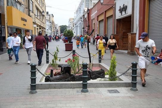 Piletas abandonadas en paseo Pizarro fueron convertidas en bellos atractivos