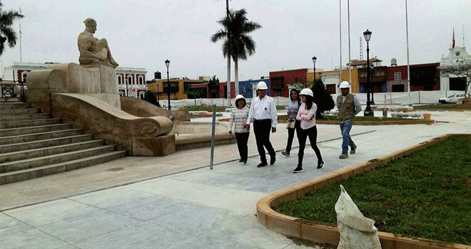 Más de 100 000 soles gastaría municipio en inauguración de Plaza de Armas de Trujillo