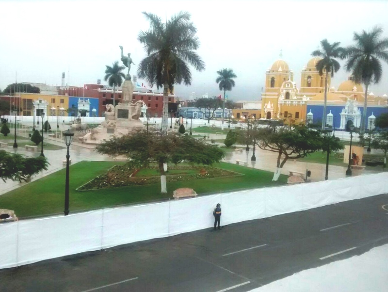Revelan detalles sobre mejoras en Plaza de Armas de Trujillo