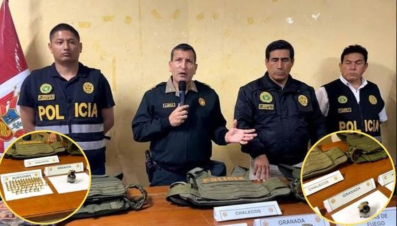 La Libertad: policía decomisa arsenal usado por Los Pulpos