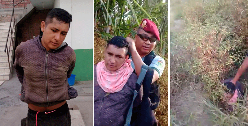 Policías persiguen y capturan a sujeto que asaltó a chofer de camión cervecero en Cartavio