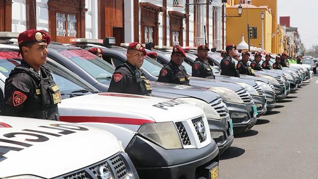 Contingente de 200 policías reforzará trabajo contra el crimen en La Libertad 