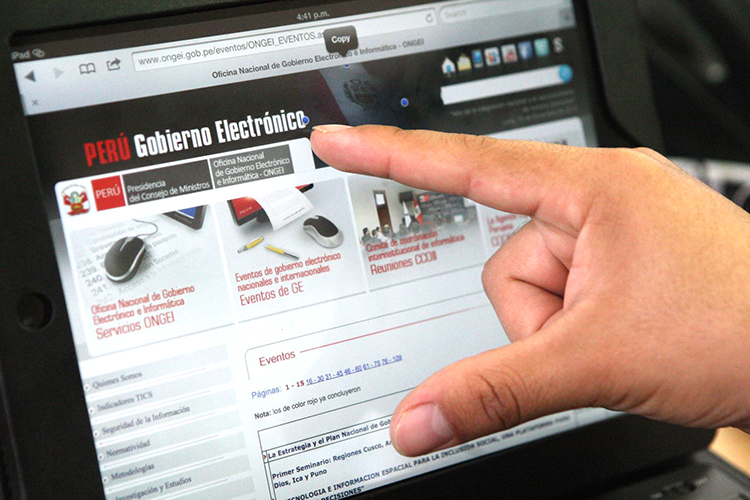 Ministerios, gobiernos regionales y municipios deben cumplir con actualizar portales de transparencia