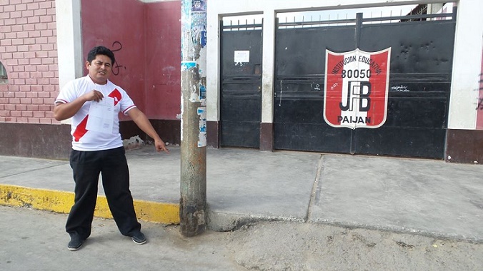 Paiján: postes en mal estado ponen en riesgo a escolares de I.E. José Félix Black