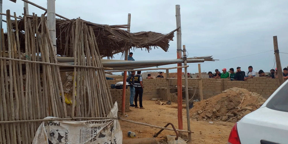 Sujeto asesinó a primos y los enterró dentro de pozo tubular en Paiján 