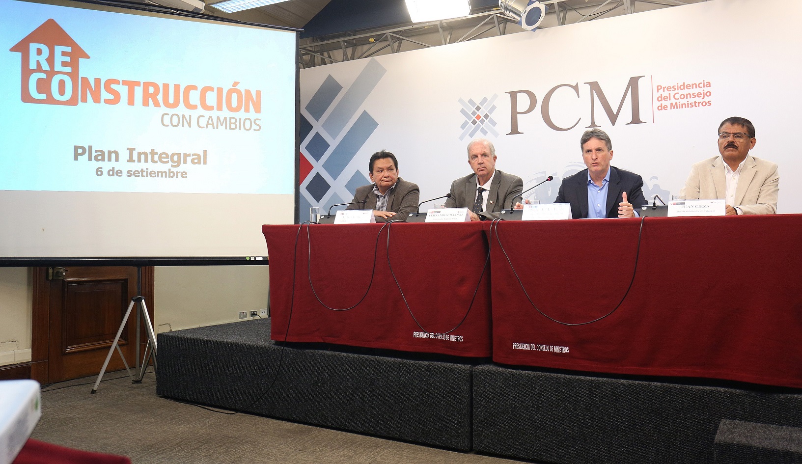 Plan Integral de Reconstrucción con Cambios es aprobado por S/. 25,655 millones