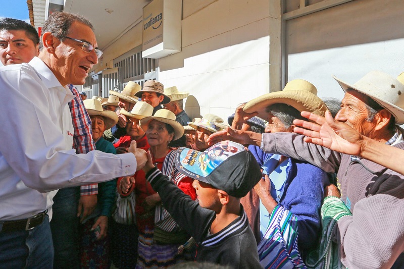 Popularidad del presidente Vizcarra llega al 82 %, según encuesta de Datum Internacional
