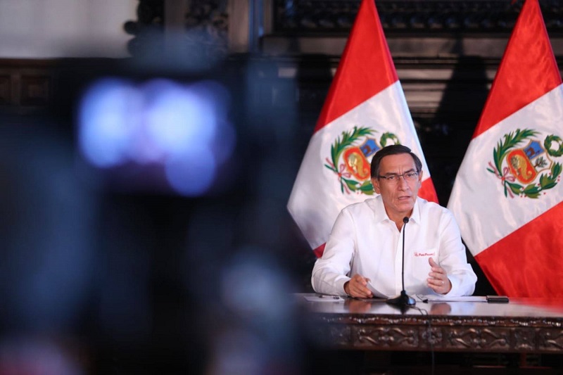 Presidente Vizcarra confirma 416 casos de coronavirus en el país