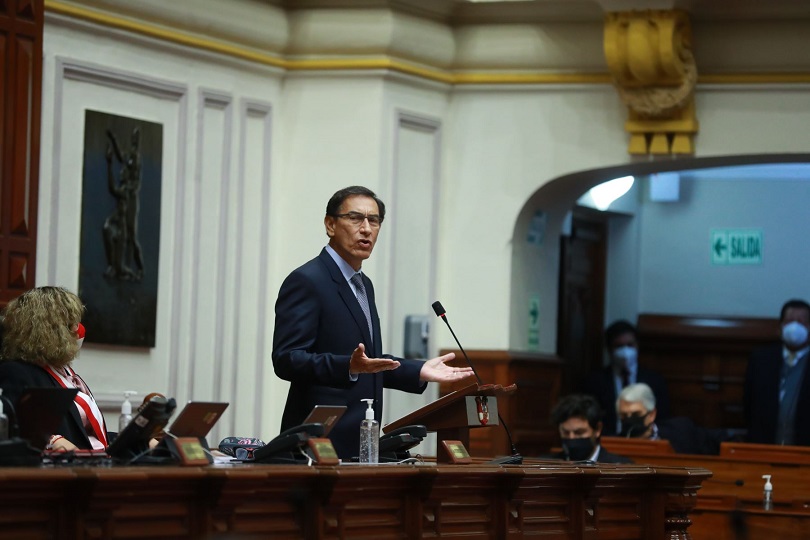 Presidente Vizcarra: “Estoy aquí para esclarecer hechos que falsamente me imputan”