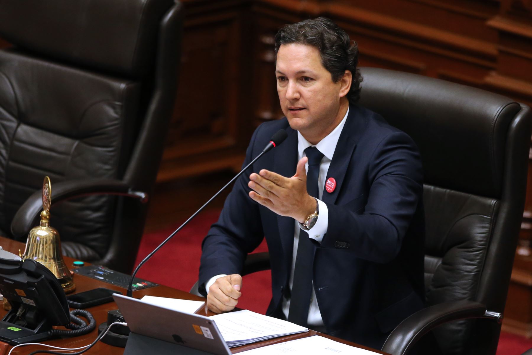  Salaverry dice que informes de Ética se verán "en el momento oportuno"