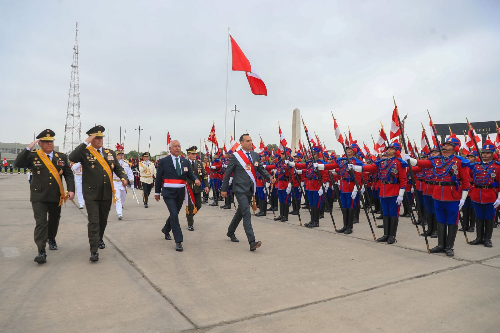 Presidente José Jerí lideró ceremonia por el 201° aniversario de la Batalla de Ayacucho
