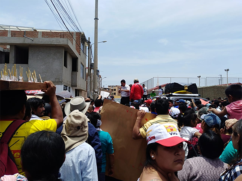 Trujillo: Protestas por presunto fraude no permiten traslado de actas impugnadas al JEET
