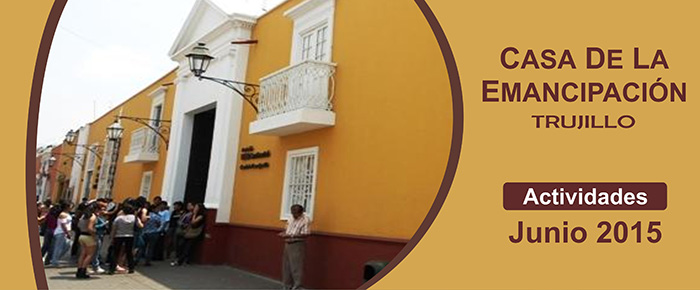 Programación cultural de la Casa de la Emancipación para junio 2015