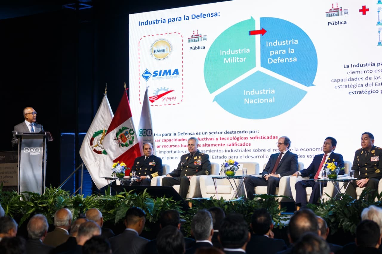 Perú promueve el desarrollo de la industria para la defensa moderna, innovadora y de integración global