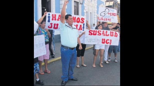 Denuncian en protesta que 10 bebés han muerto en el hospital Víctor Lazarte