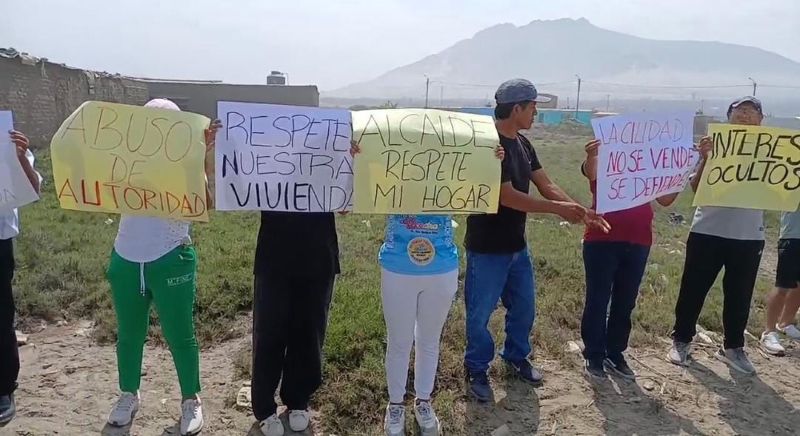 Moche: residentes de Taquila II exigen estudios técnicos para sustentar declaratoria de Zona de Conservación Ambiental