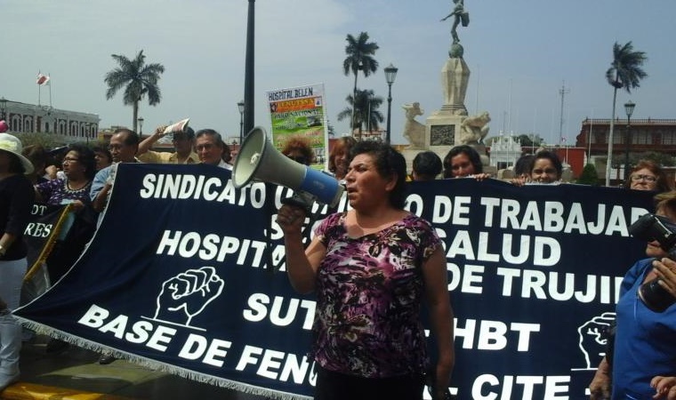 Piden intervención de arzobispo de Trujillo para frenar protestas de salud